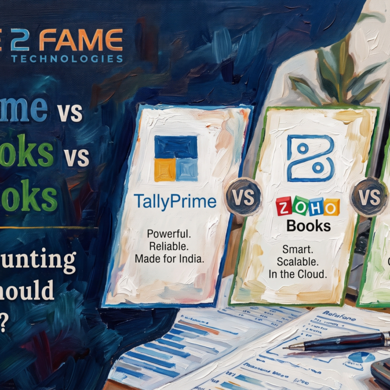 Tally Prime vs. Zoho Books vs. QuickBooks Tally Prime vs. Zoho Books vs. QuickBooks