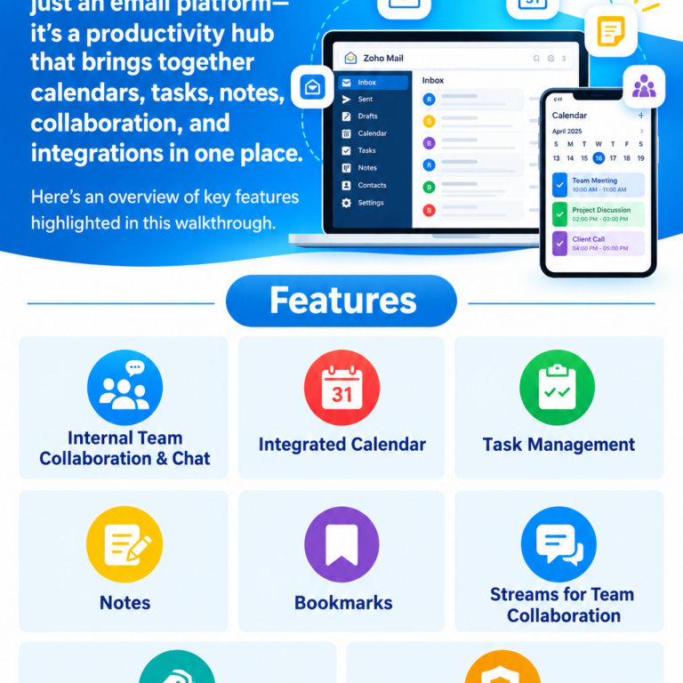 Zoho Mail Features - Fame2Fame Technologies